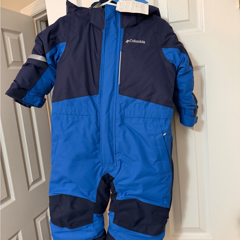 Kids Columbia Omni-Tech Blue Snowsuit